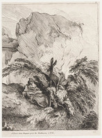 KG 13247
<br/>
Figures de différents caractères, no. 79 (fragment)
<br/>
<em>Boucher, François (1703-1770)</em>